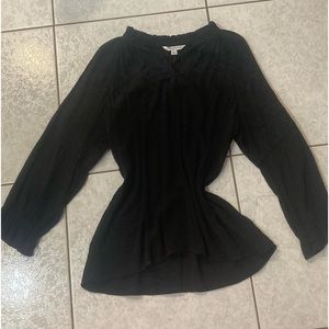 black long sleeve blouse